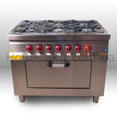 Плита газовая Pimak 70S-М015-6F c духовым шкафом 